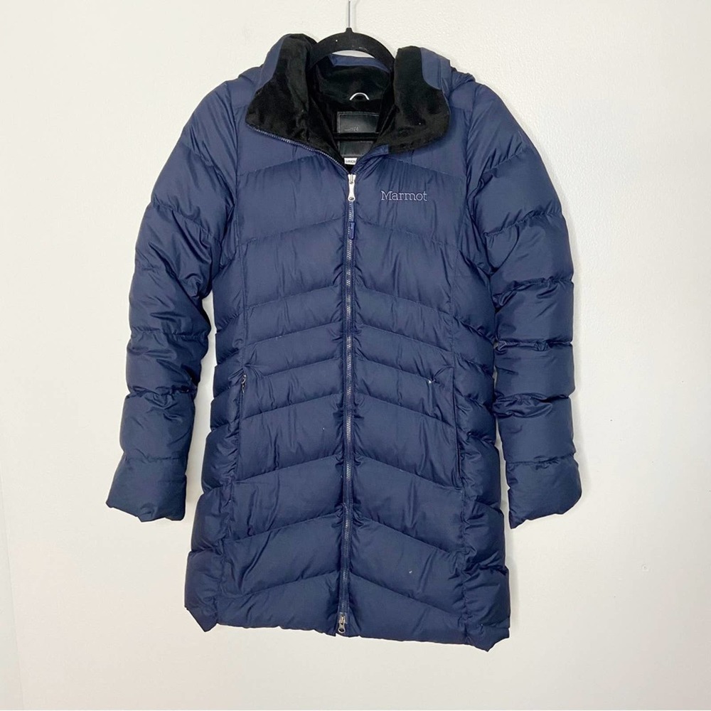 Marmot Blue Puffer Jacket